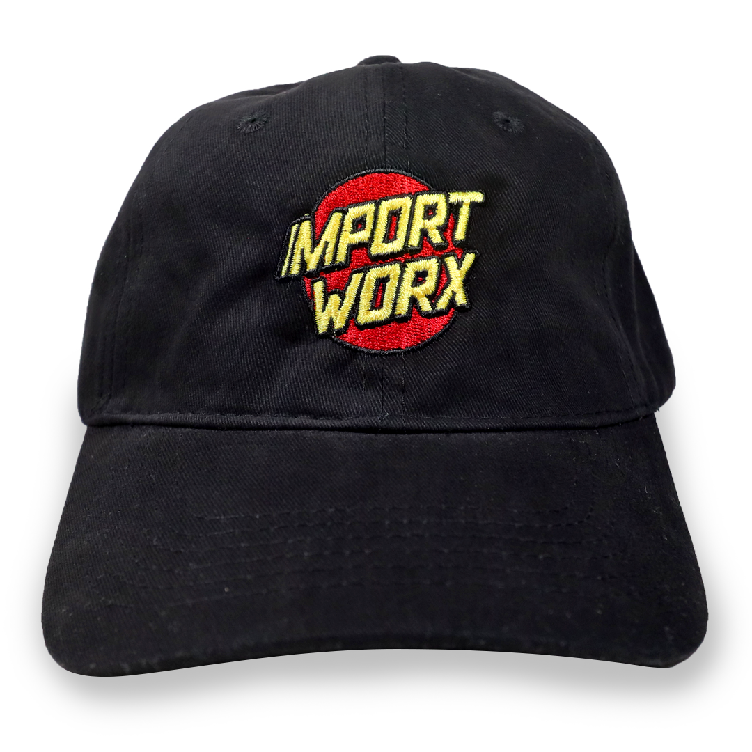 ImportWorx Black Cruise Embroidered Dad Hat