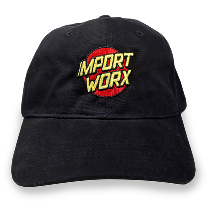 ImportWorx Black Cruise Embroidered Dad Buckle Hat