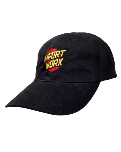 ImportWorx Black Cruise Embroidered Dad Buckle Hat