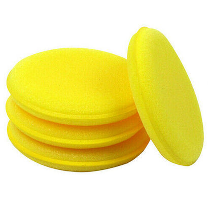 ImportWorx Circle Yellow Foam Applicator Sponge Pads 4"