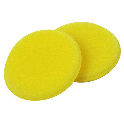 ImportWorx Circle Yellow Foam Applicator Sponge Pads 4"