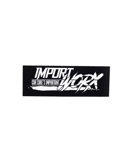 ImportWorx Care Care's Important Sticker 4"