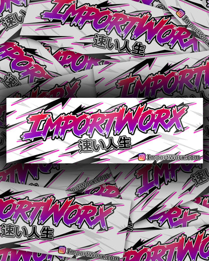 ImportWorx Fast Life Sticker 10"