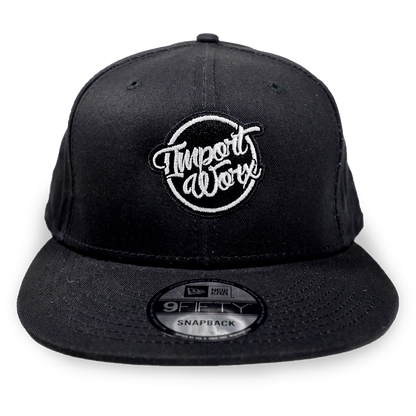 ImportWorx Black Classic 9FIFTY Embroidered Snapback Hat