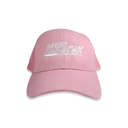 ImportWorx Embroidered Checkered Snapback Trucker Hat