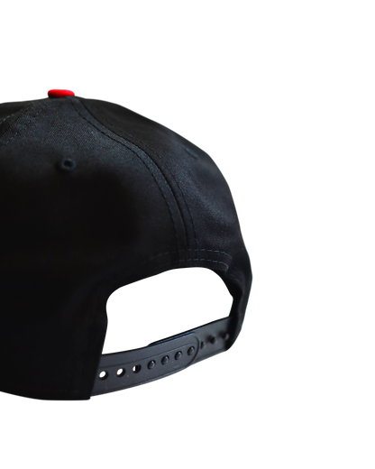 ImportWorx Black/Red Rotary 9FIFTY Embroidered Snapback Hat