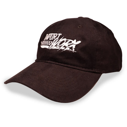 ImportWorx Checkered Embroidered Buckle Dad Hat