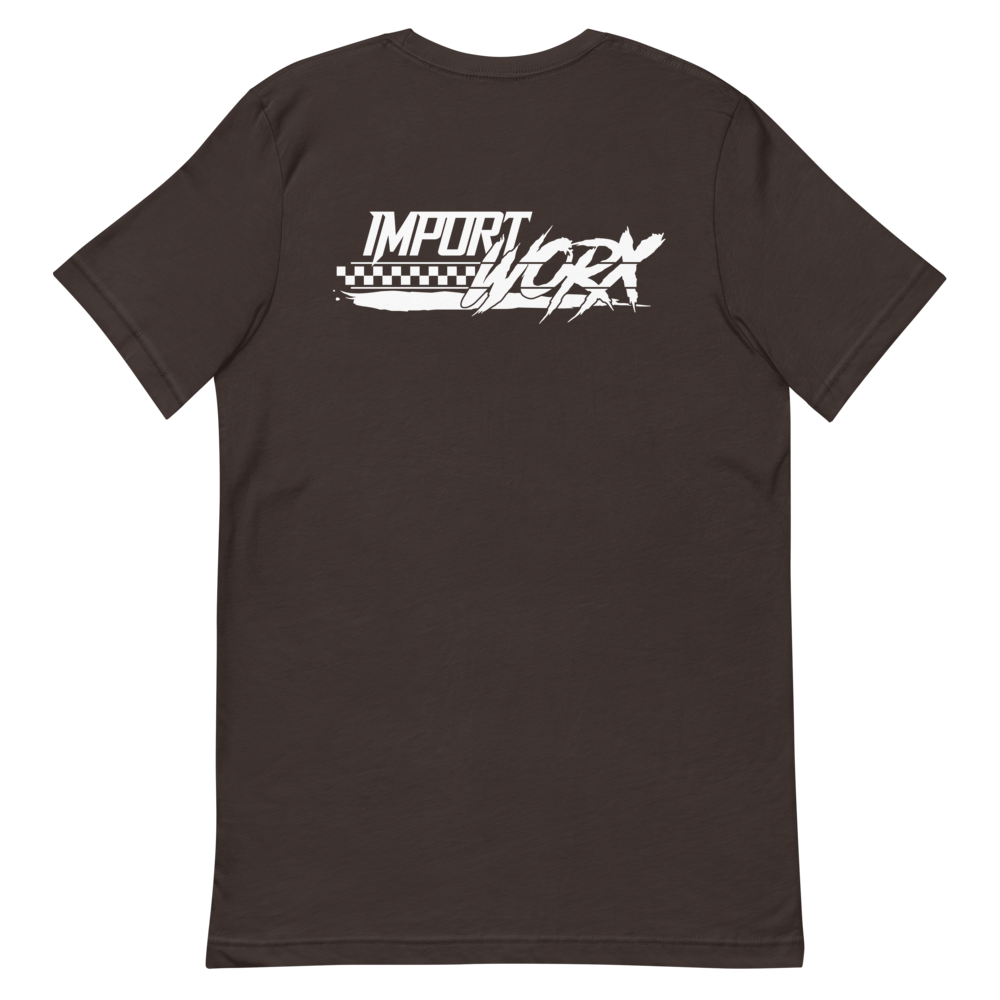 ImportWorx Checkered Brown Tee Shirt 2XL
